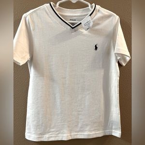 NWT Ralph Lauren V-neck cotton T size 4/4T